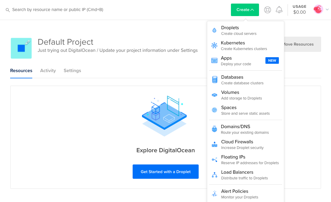 Buy DigitalOcean Account