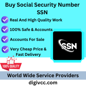 Buy Social Security Number SSN